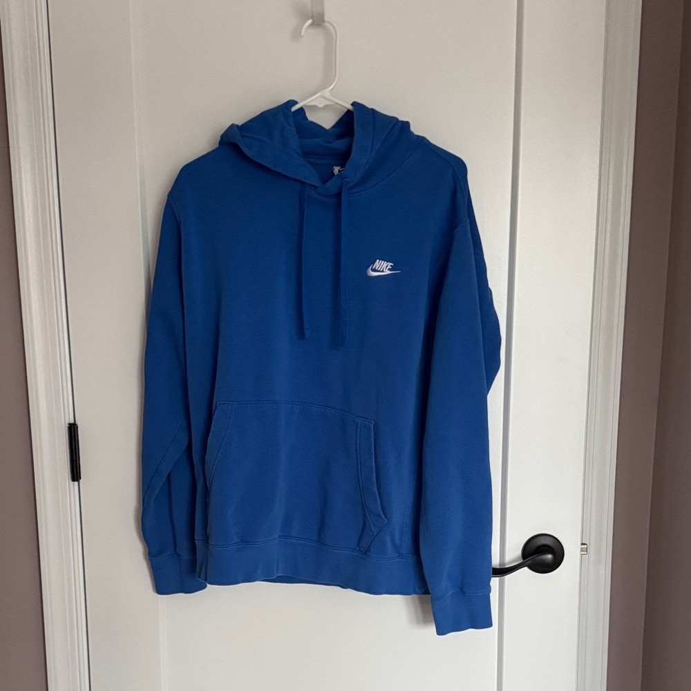 Nike Men's Royal Blue Hoodie